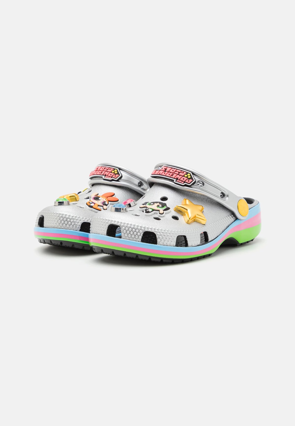 THE POWERPUFF GIRLS X CROCS – BLACK MULES