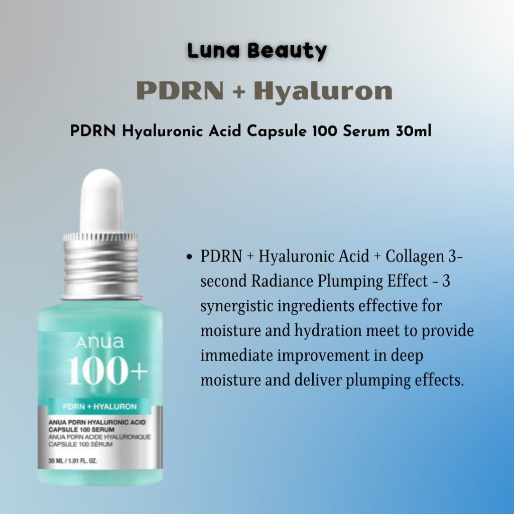 ANUA PDRN HYALURONIC ACID CAPSULE 100 SERUM