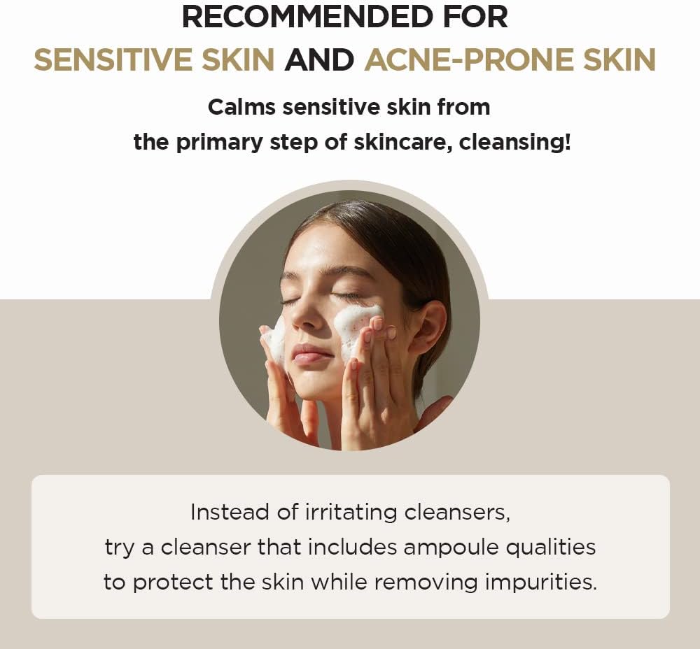 SKIN1004 Madagascar Centella Ampoule Foam 4.22 fl.oz(125ml) | Low pH Foam Cleanser | Natural Soda Powder Coconut Surfactant
