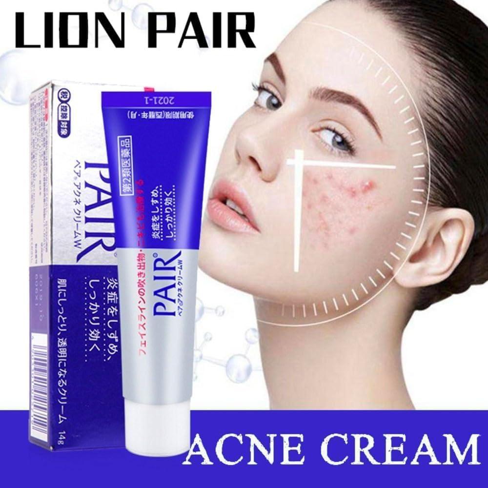 LION PAIR ACNE FACE CREAM W 24G – JAPAN, SPOT-TREATMENT