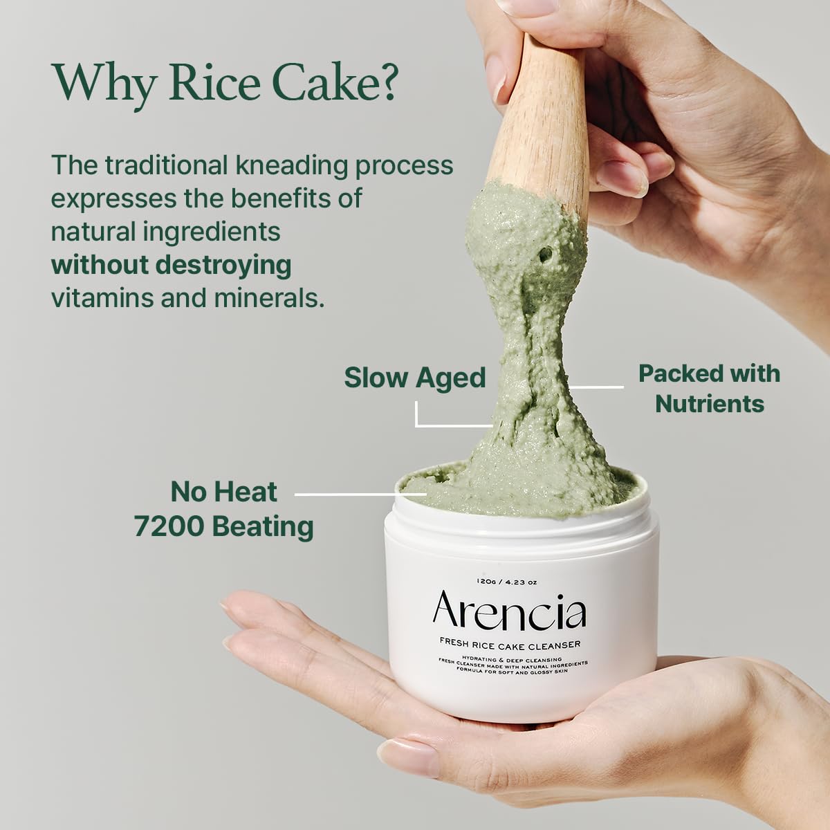 ARENCIA FRESH GREEN RICE MOCHI CLEANSER