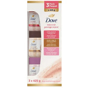 DOVE BODY SCRUB 3 X 425G