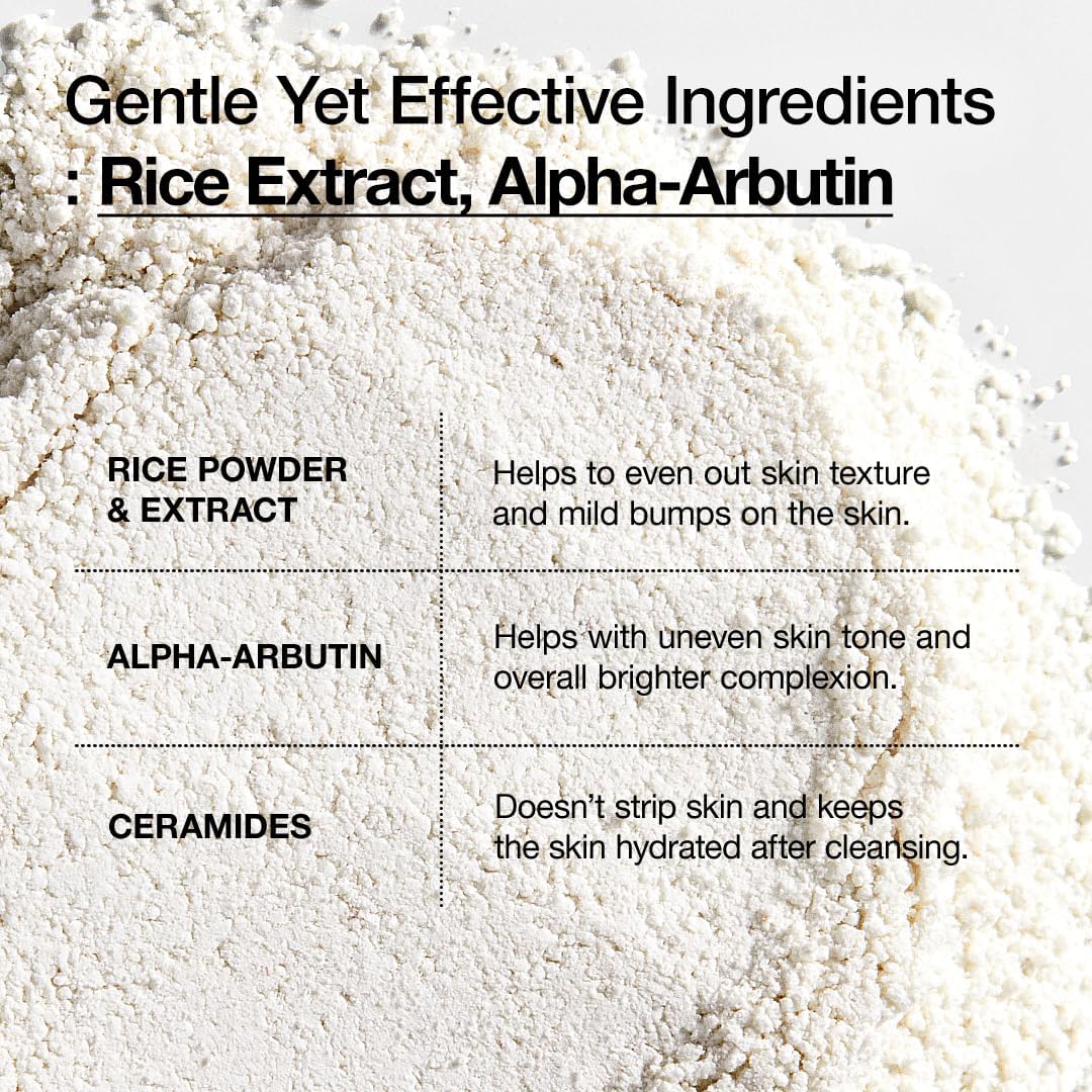 ANUA – RICE ENZYME BRIGHTENING CLEANSING POWDER / RICE MASK