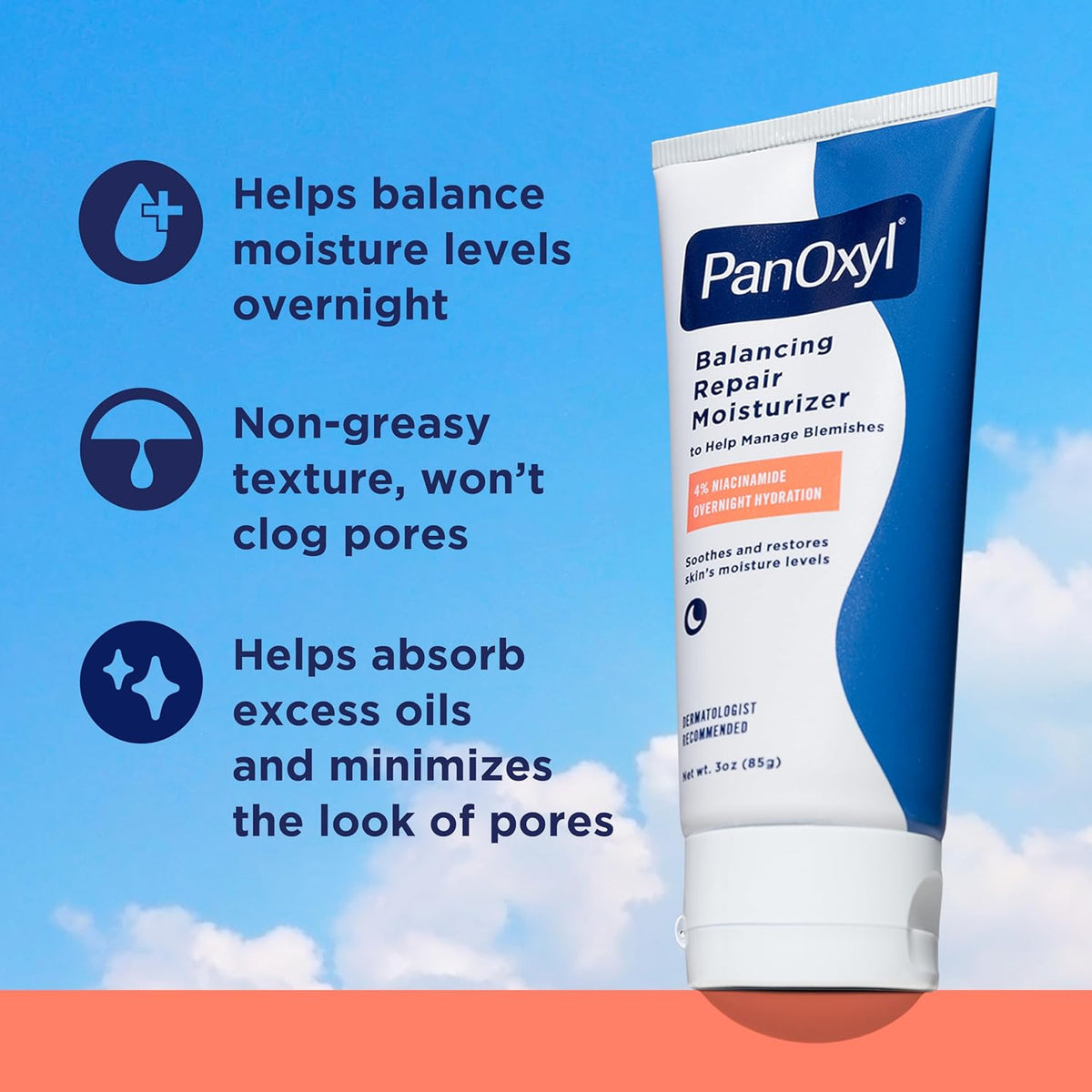 PANOXYL PM BALANCING REPAIR FACE MOISTURIZER – 3 OZ