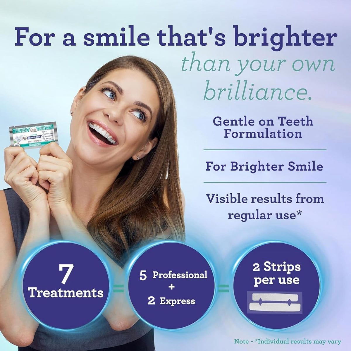GURUNANDA TEETH WHITENING STRIPS – 7-DAY TREATMENT
