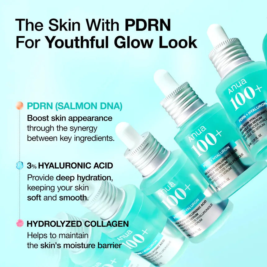 ANUA PDRN HYALURONIC ACID CAPSULE 100 SERUM
