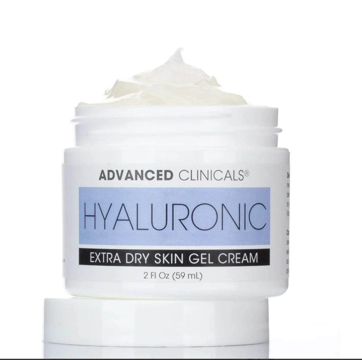 Advanced Clinicals Hyaluronic Extra Dry Skin Gel Face Cream | 59ml