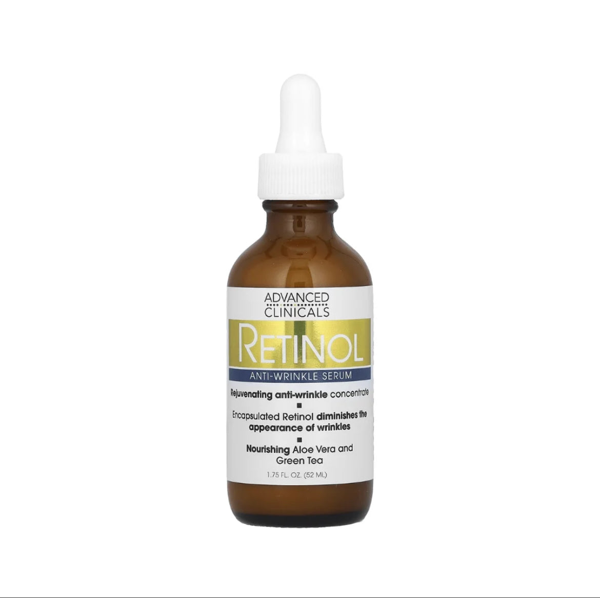 Advanced Clinicals Retinol Face Serum Anti-Wrinkle | 52ml