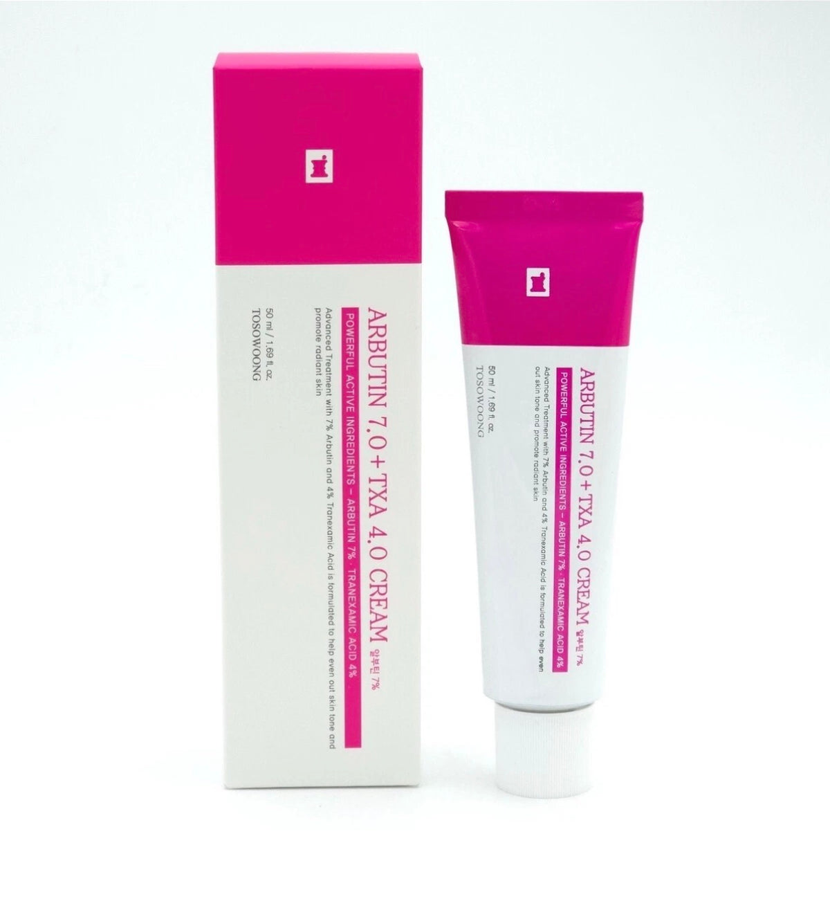 TOSOWOONG ARBUTIN 7% + TRANEXAMIC ACID 4% BRIGHTENING FACE CREAM FOR DARK SPOTS & EVEN SKIN TONE – 50ML