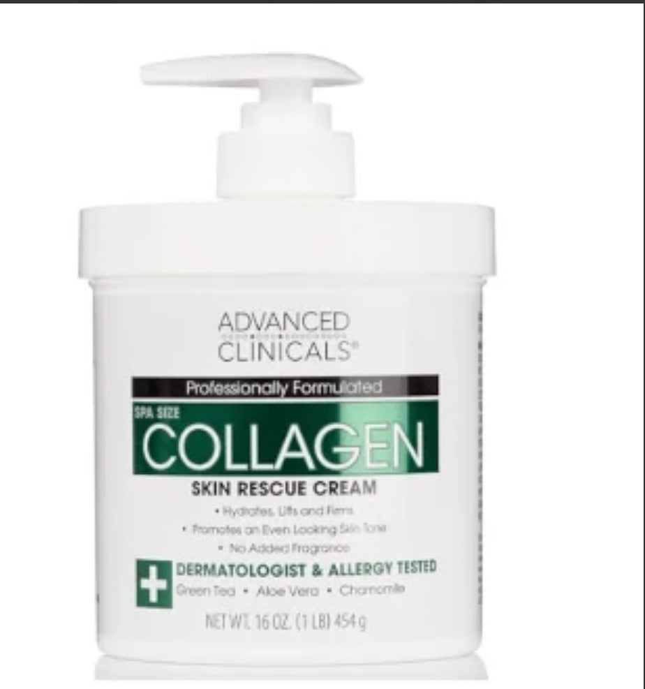 Advanced Clinicals Collagen Body Lotion | 454g