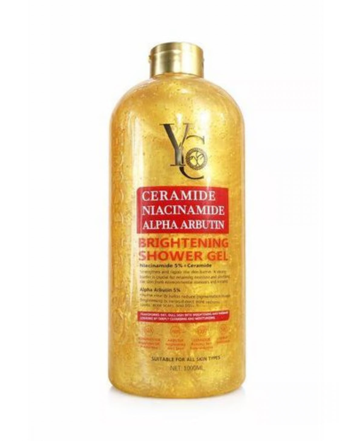 YC Ceramide Niacinamide Alpha Arbutin Body Wash | 1000ml