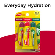 CARMEX DAILY CARE FEUCHTIGKEITSSPENDENDER LIPPENBALSAM-TUBEN – FRESH CHERRY, STRAWBERRY & WINTERGREEN (Packung)