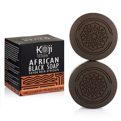 KOJI WHITE AFRICAN BLACK BAR SOAP