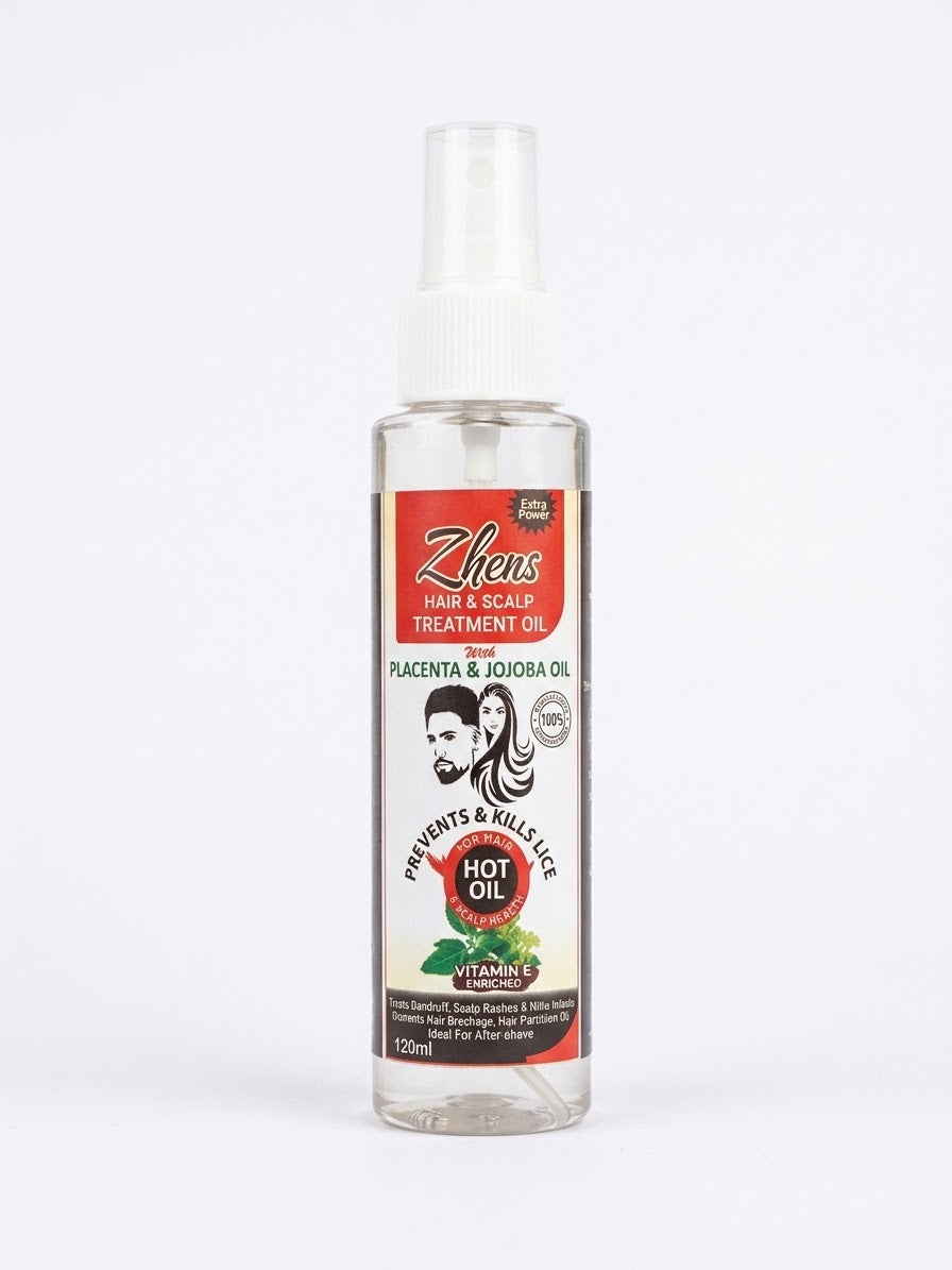Zhens Hair & Scalp Placenta & Jojoba Treatment Oil