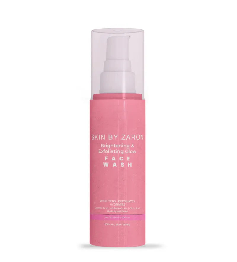 SKIN BY ZARON BRIGHTENING & EXFOLIATING GLOW FACE CLEANSER
