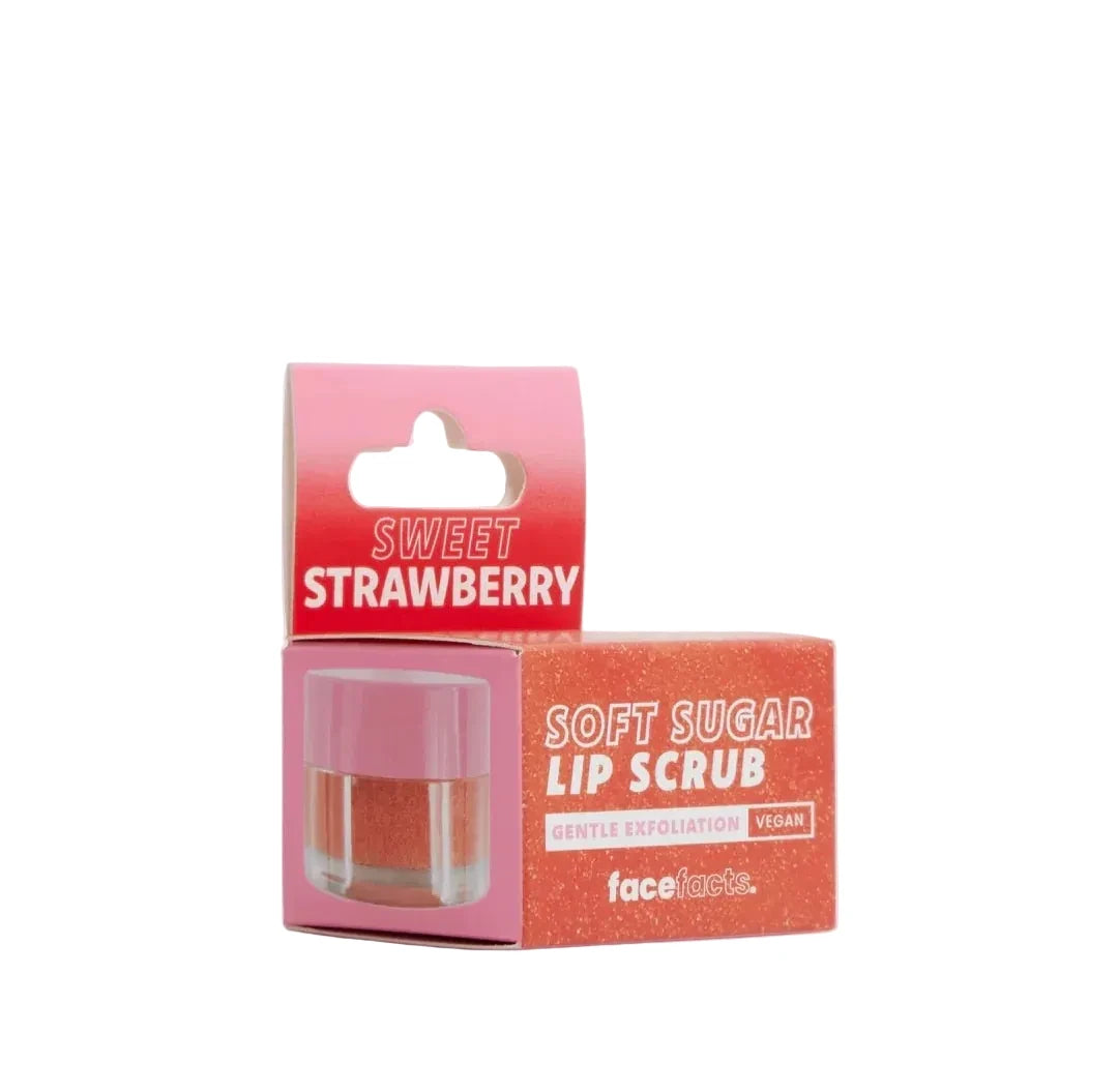 Face Facts Sweet Strawberry Soft Sugar Lip Scrub