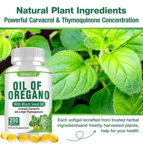 GRNSECVE Oil of Oregano Supplement