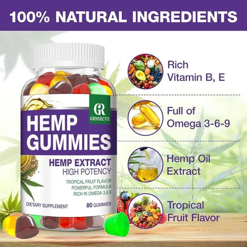 GRNSECVE Hemp Gummies Supplement