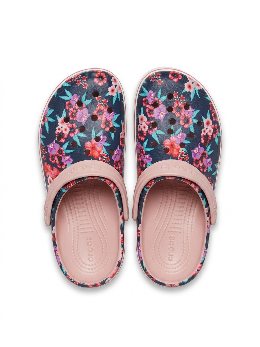 Floral Crocband Clean Crocs