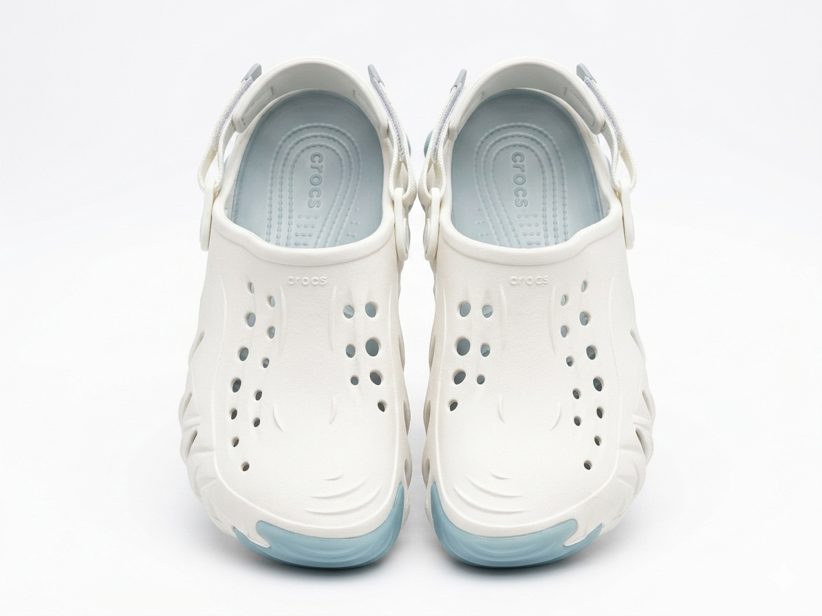 Stucco Blue Echo Crocs