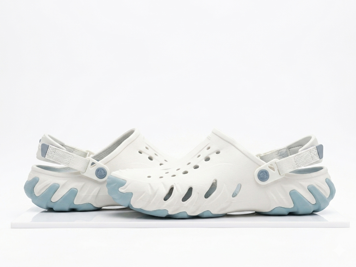Stucco Blue Echo Crocs