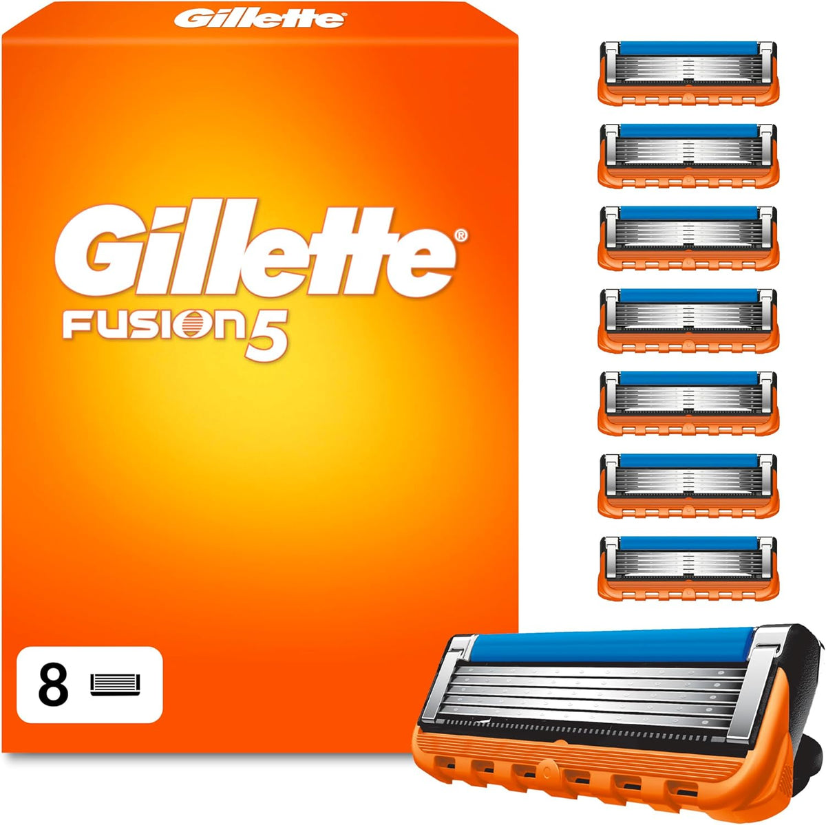 Gillette Fusion5 Shaving Blades Pack of 8