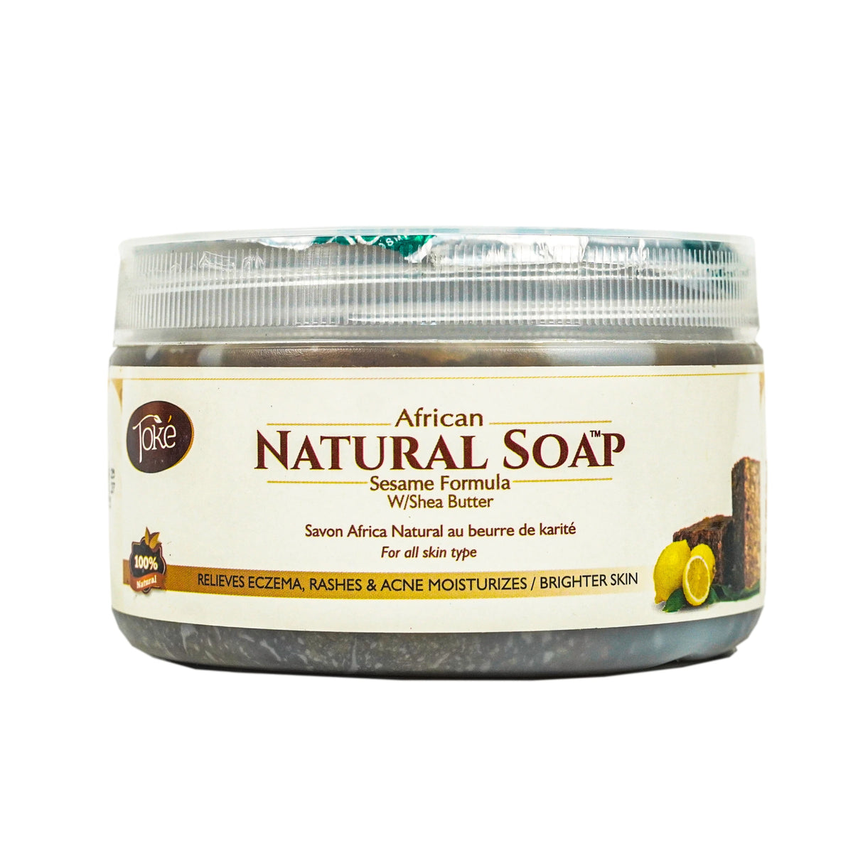 Toke Natural Black body Soap