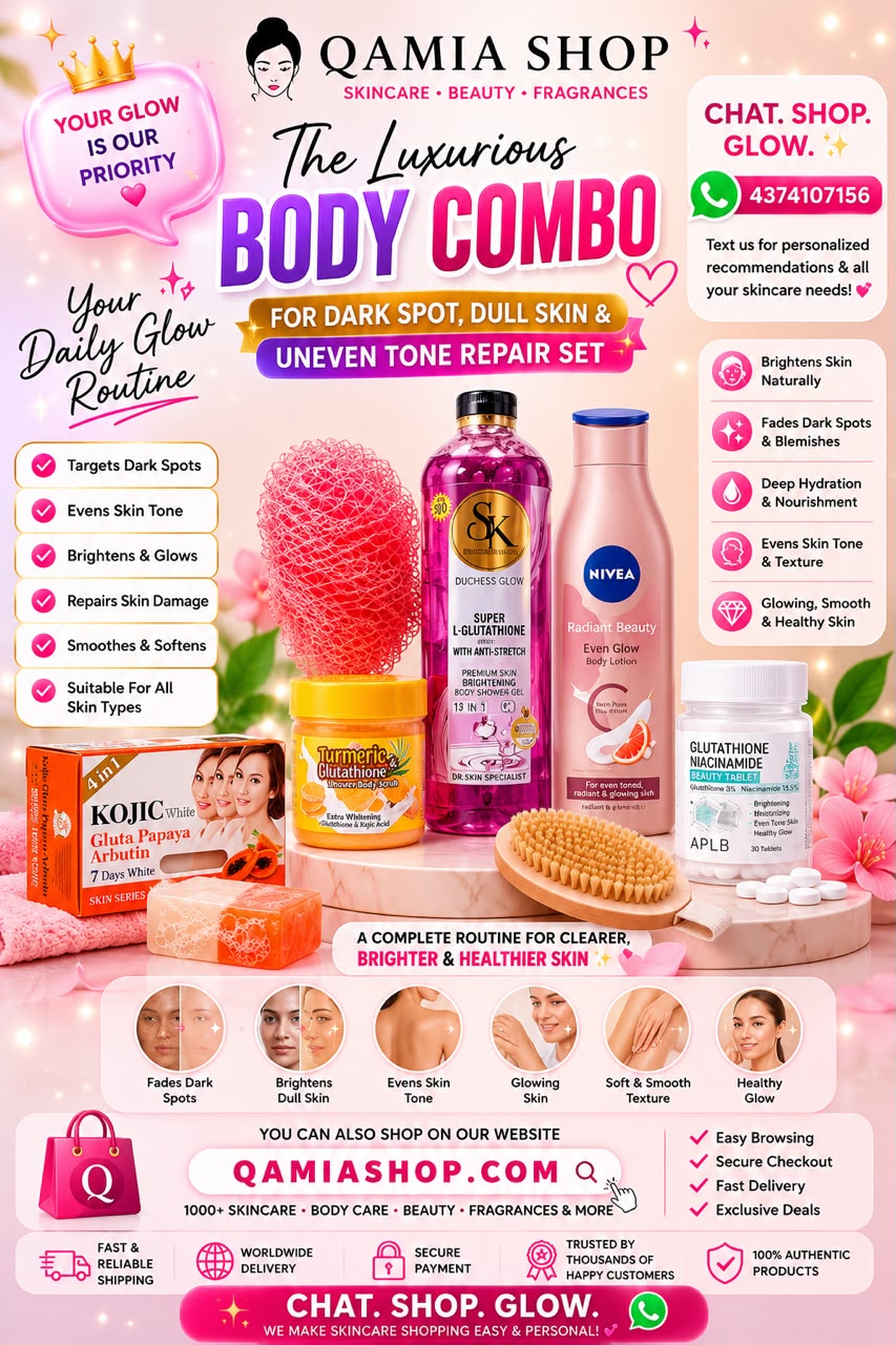 The luxurious body set for Dark Spot, Dull Skin & Uneven Tone Repair combo