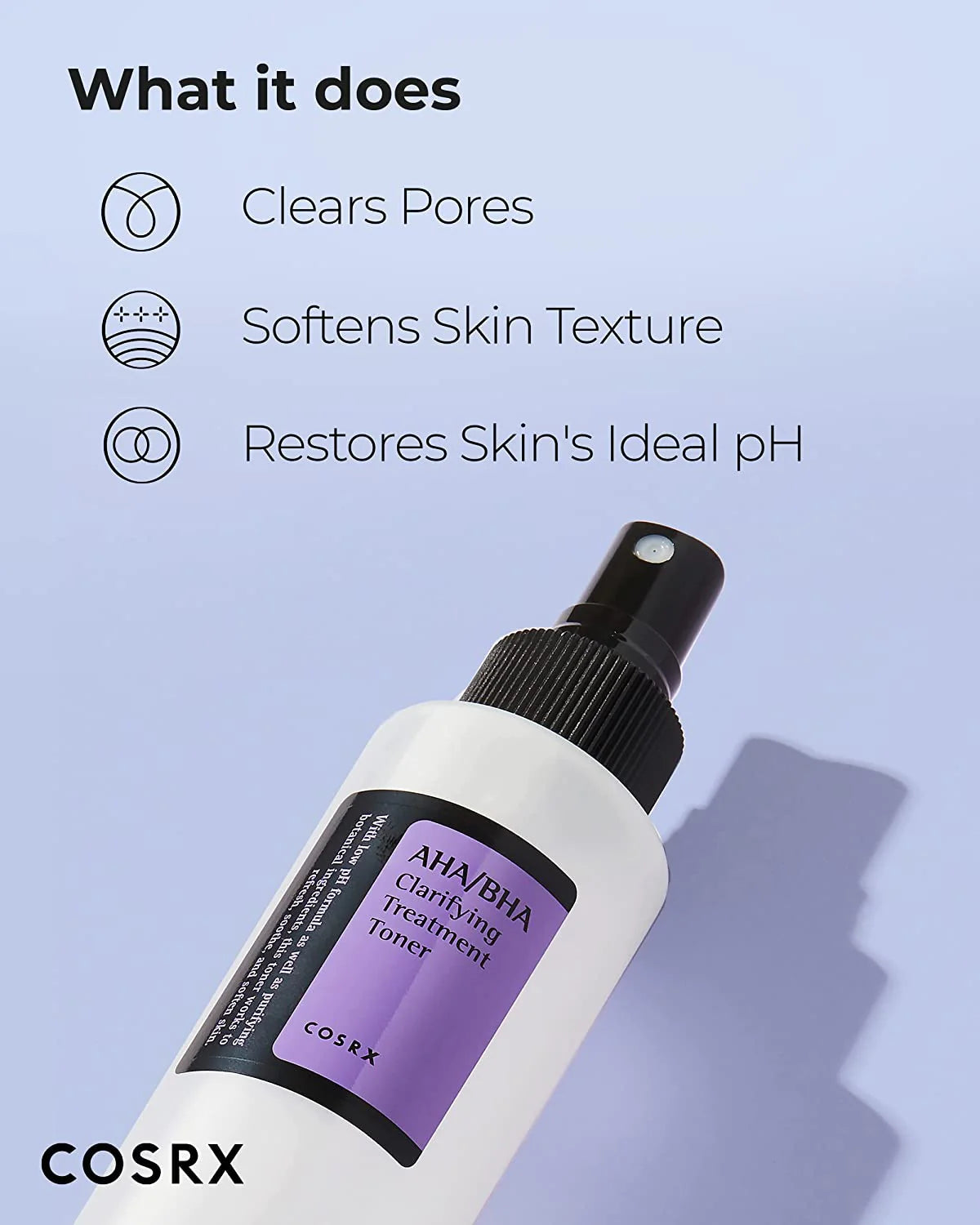 COSRX – AHA/BHA CLARIFYING TREATMENT TONER