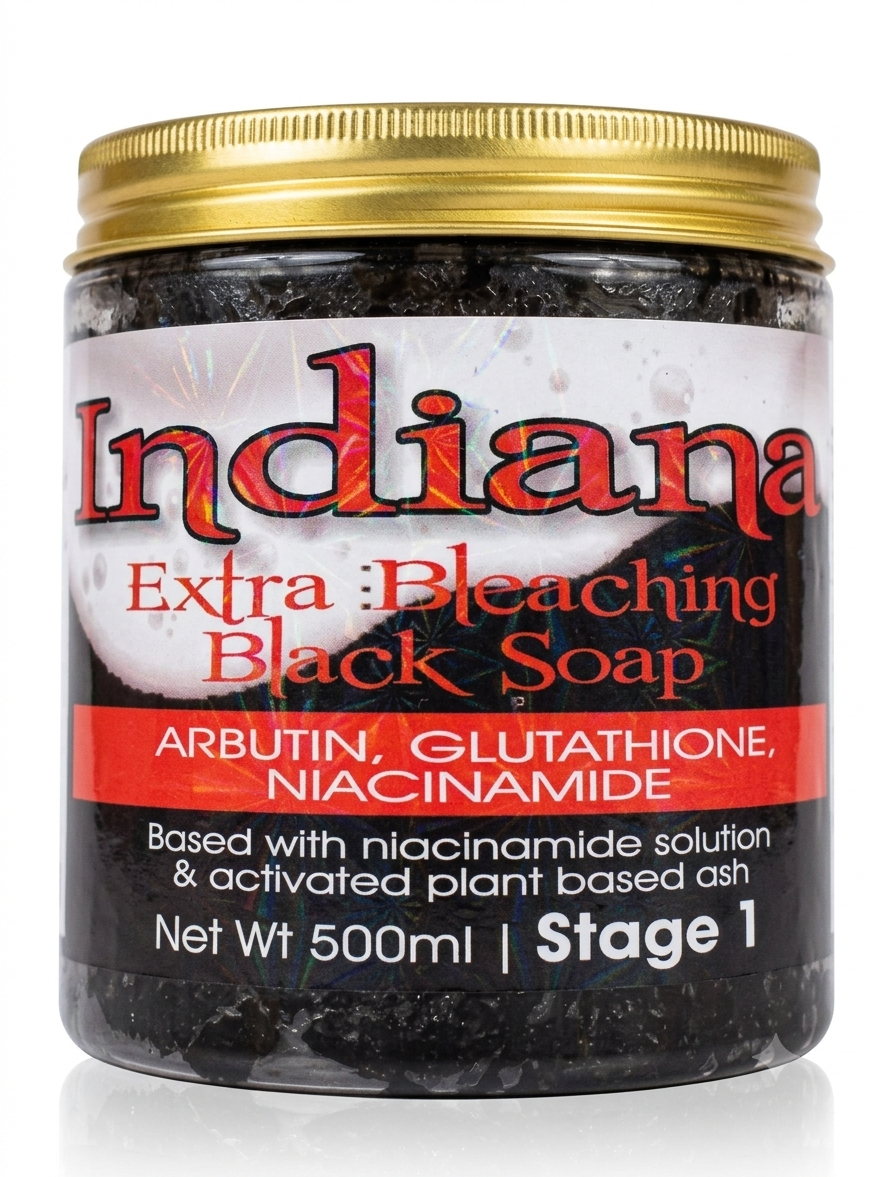 INDIANA EXTRA BLEACHING BLACK AND MOLATO BODY WASH