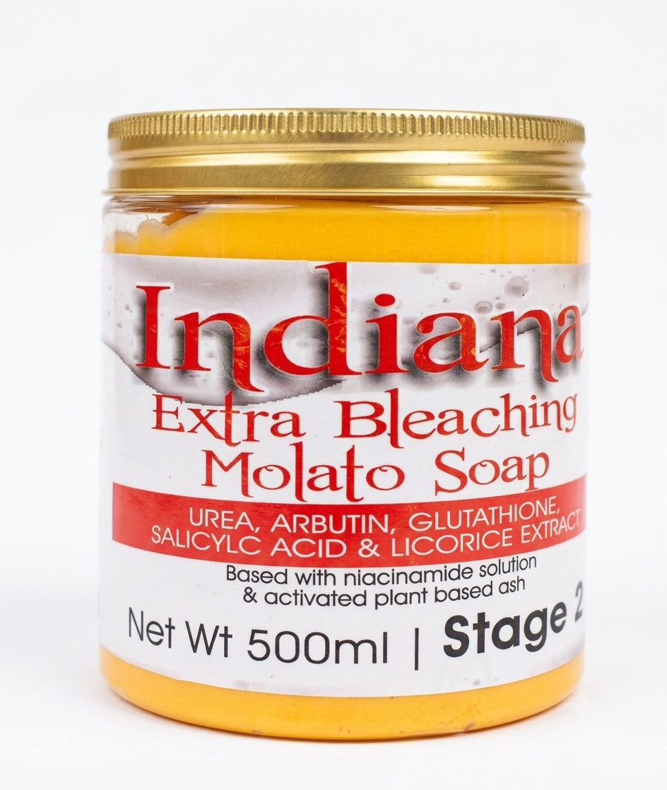 INDIANA EXTRA BLEACHING BLACK AND MOLATO BODY WASH