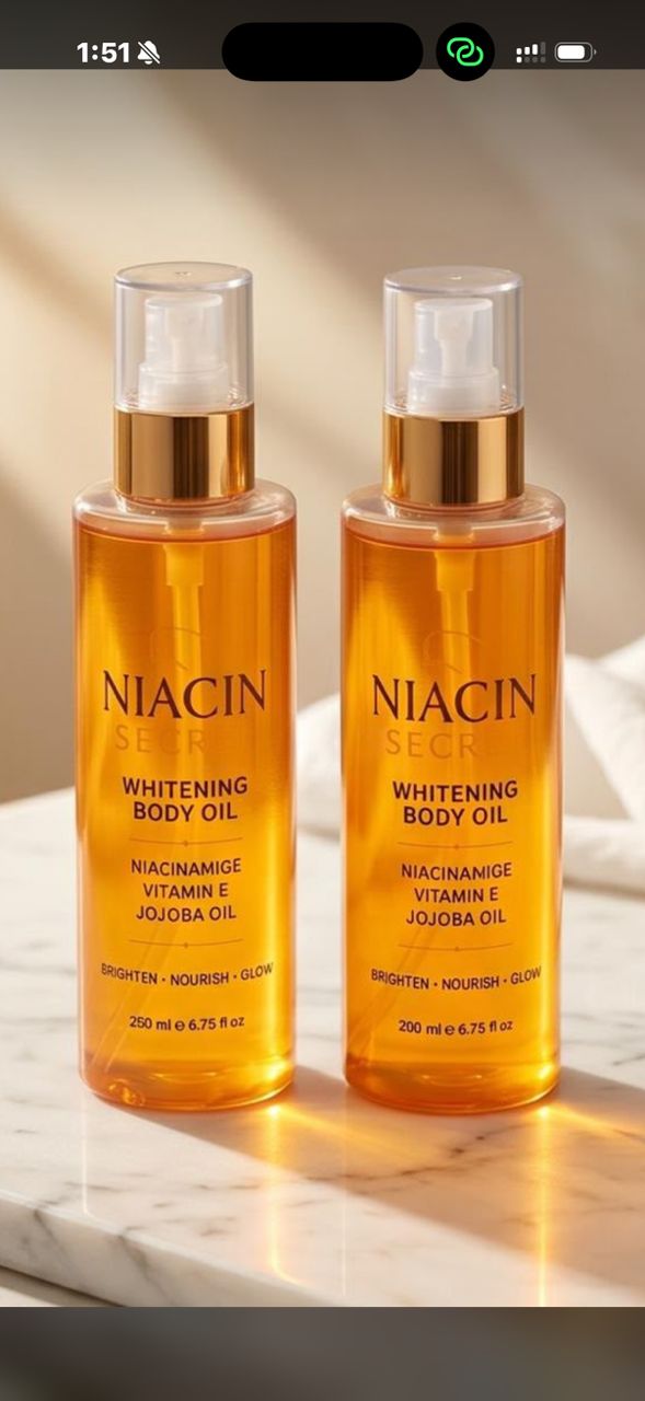 Niacin Secrets Whitening Body Oil | 250 ml