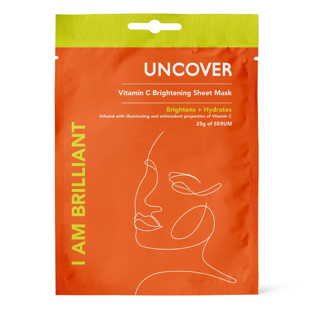 Uncover I AM BRILLIANT Vitamin C Brightening Sheet Mask