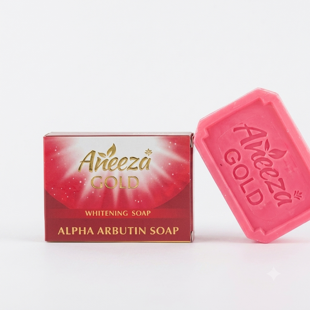 Aneeza Gold Alpha Arbutin Face Bar Soap