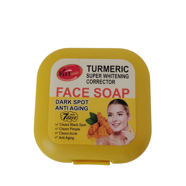 Veet Gold Turmeric Super Whitening Face Bar Soap