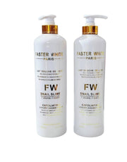 Faster White Paris Snail Slime Exfoliating Luxury Body Wash