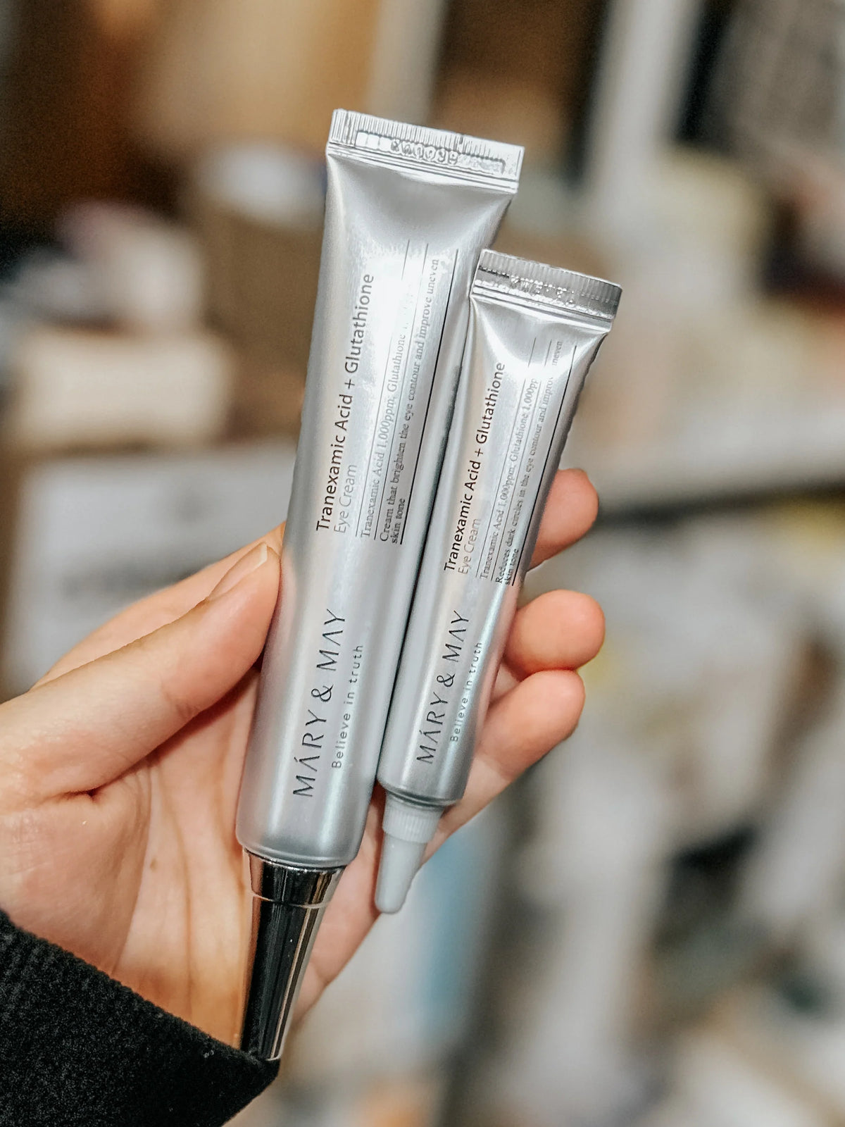 MARY&MAY – TRANEXAMSÄURE + GLUTATHION AUGENCREME