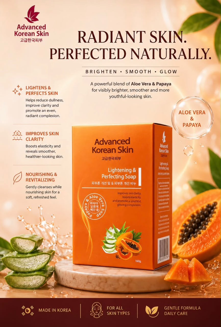 Advanced Korean Lightening & Perfecting Face Soap