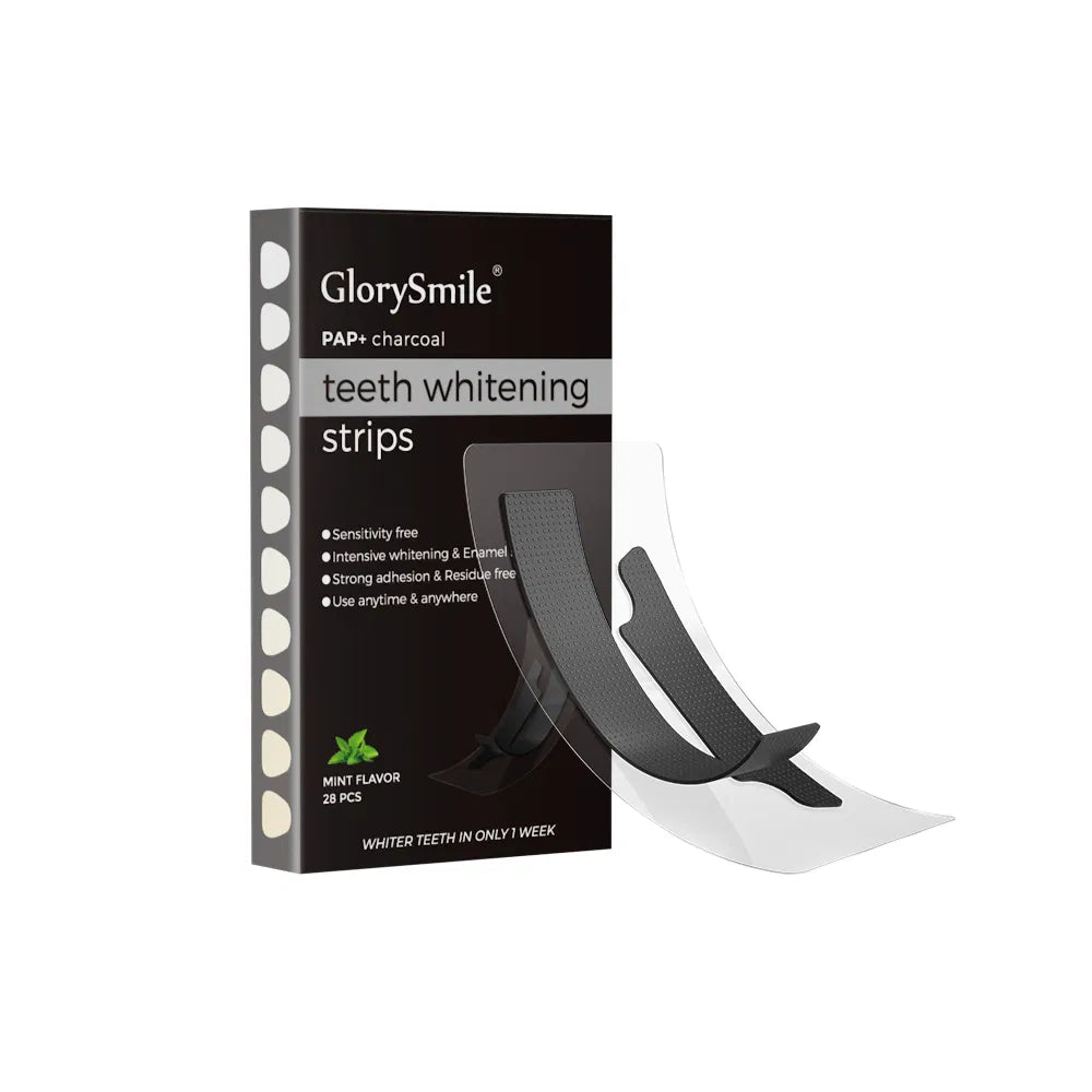 GlorySmile - PAP+ Charcoal Teeth Whitening Strips