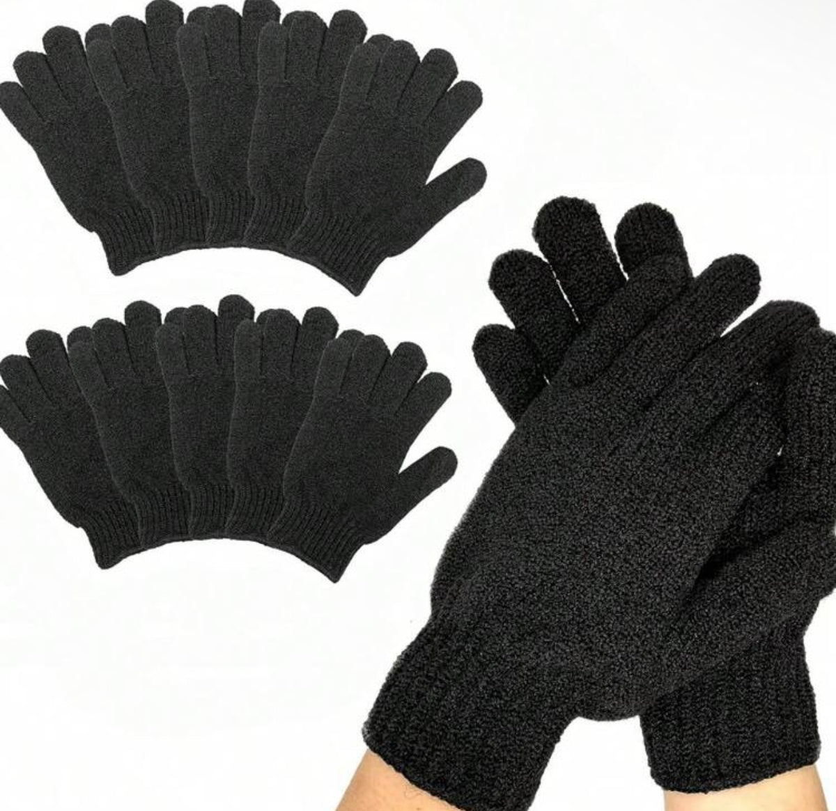 EXFOLIATING GLOVES – SPA-QUALITY SKIN SCRUBBING FOR SMOOTH, HEALTHY SKIN