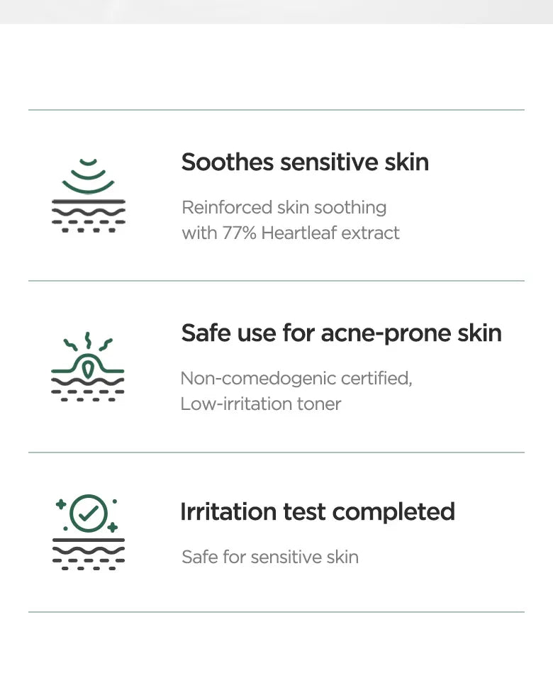 ANUA HEARTLEAF 77% SOOTHING TONER