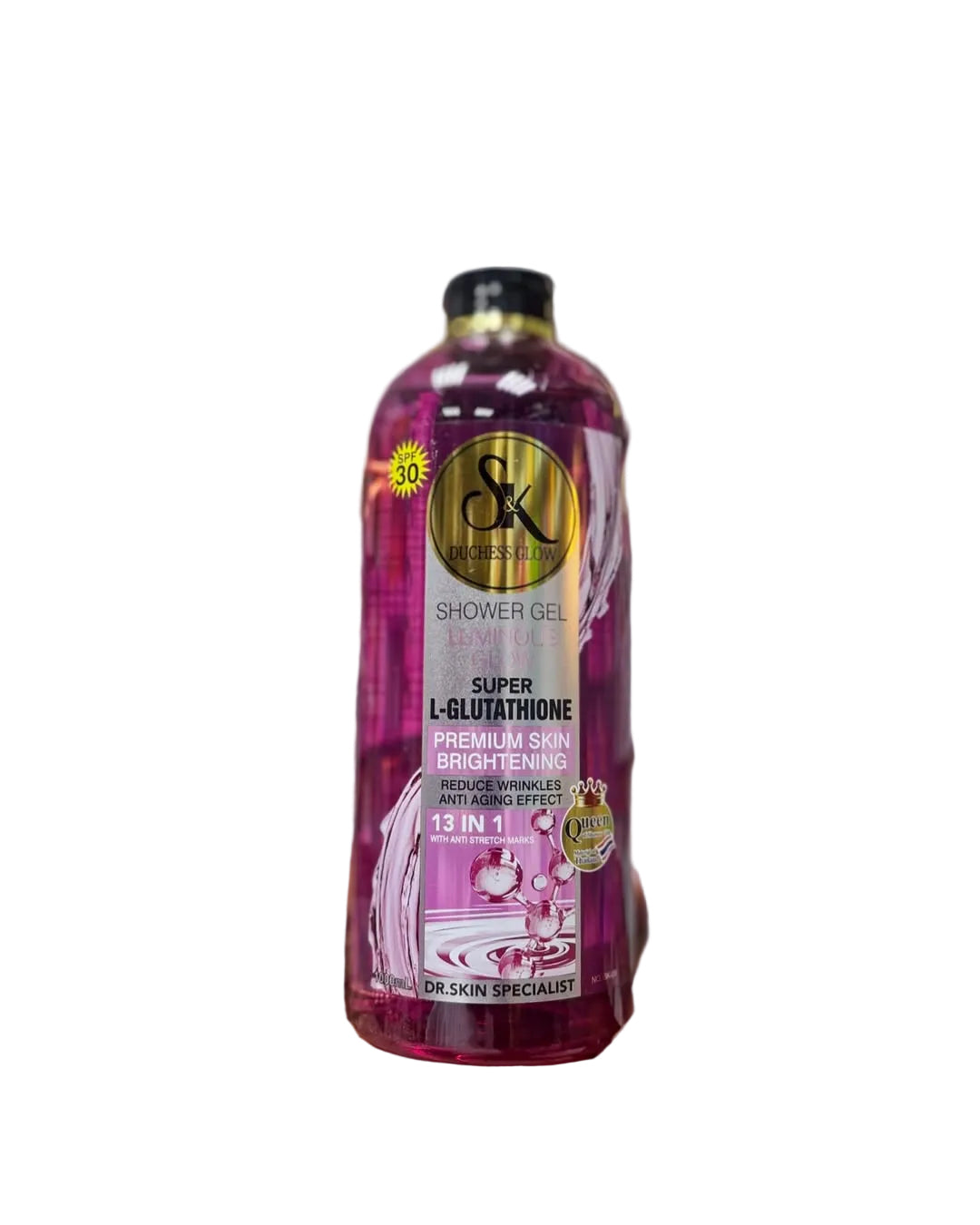 SK DUCHESS GLOW SUPER L-GLUTATHIONE WITH ANTI-STRETCH MARKS 13-IN-1 BODY SHOWER GEL – 1000ML