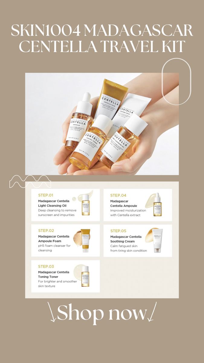 Skin1004 Madagascar Centella Travel Kit (5pcs)
