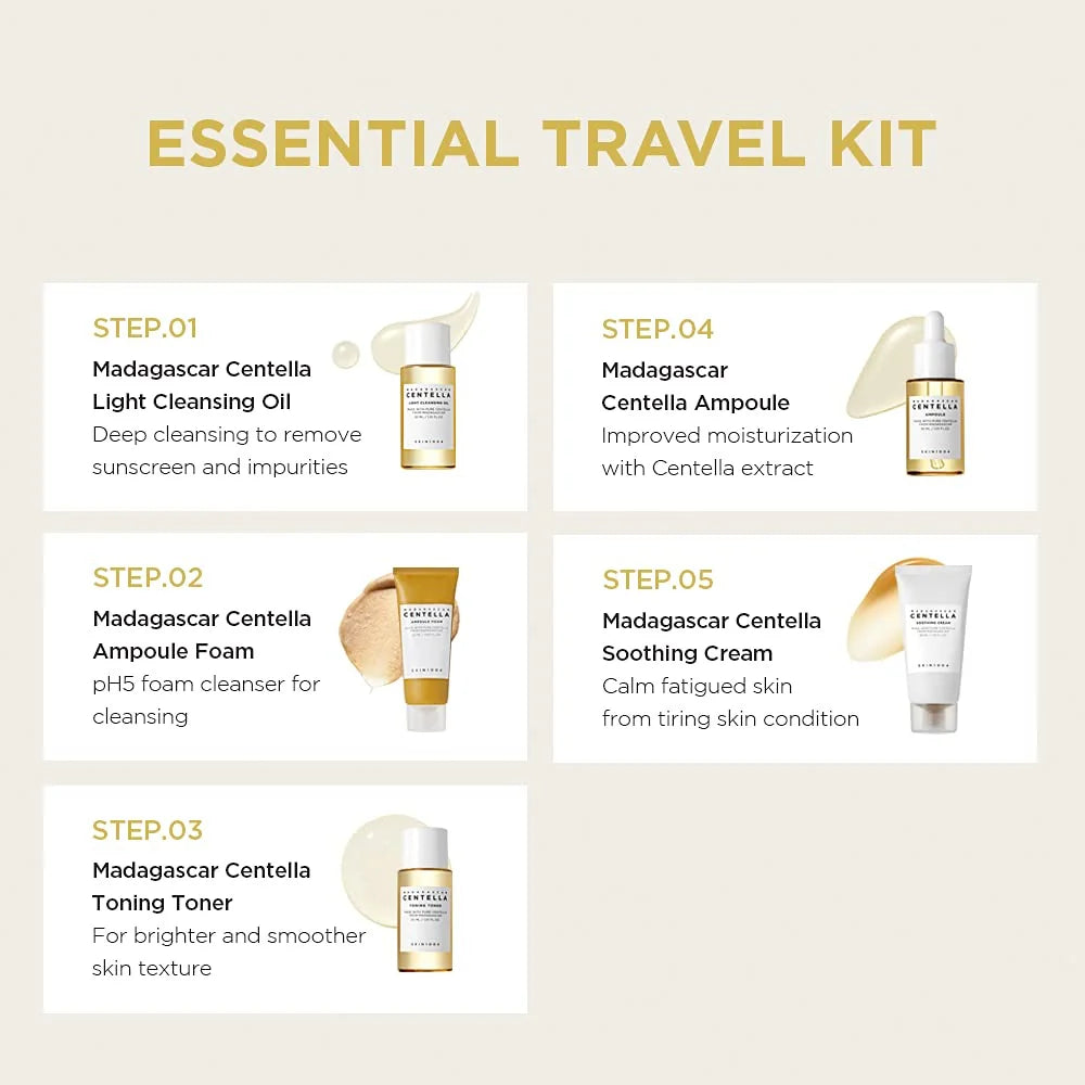 Skin1004 Madagascar Centella Travel Kit (5pcs)